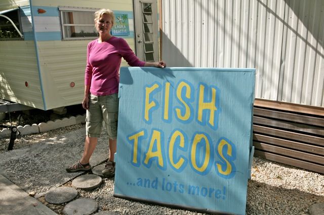 Finished Fish Taco sign